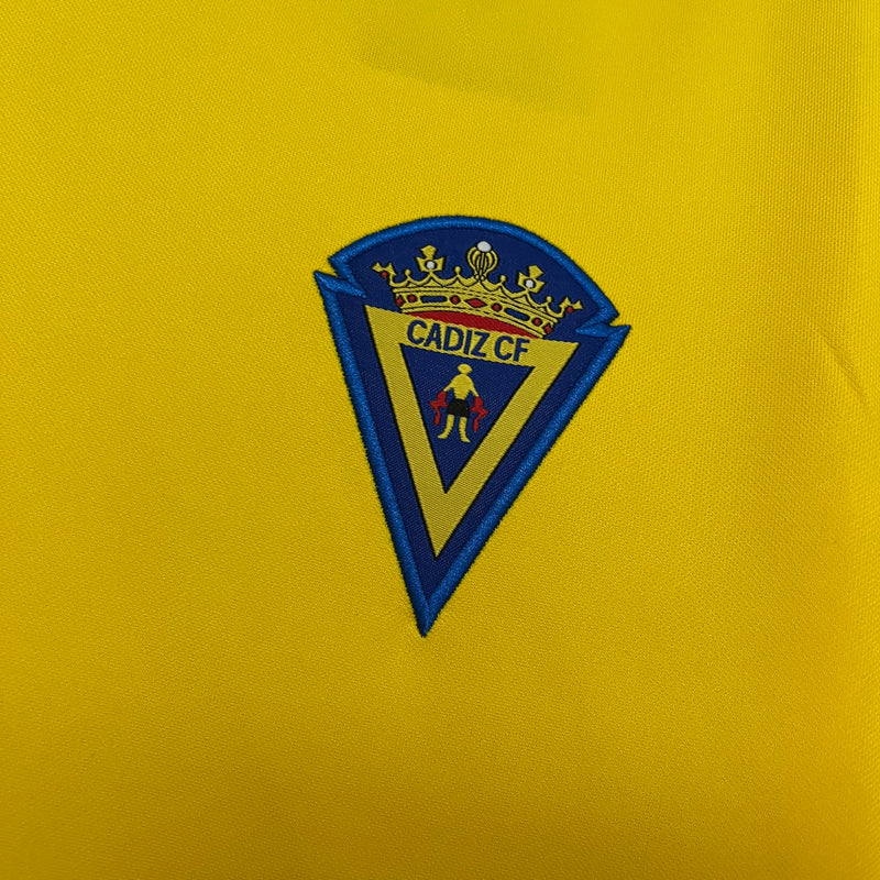 Camisa I Cadiz Retrô | 83/84 Meyba - Amarela e Azul