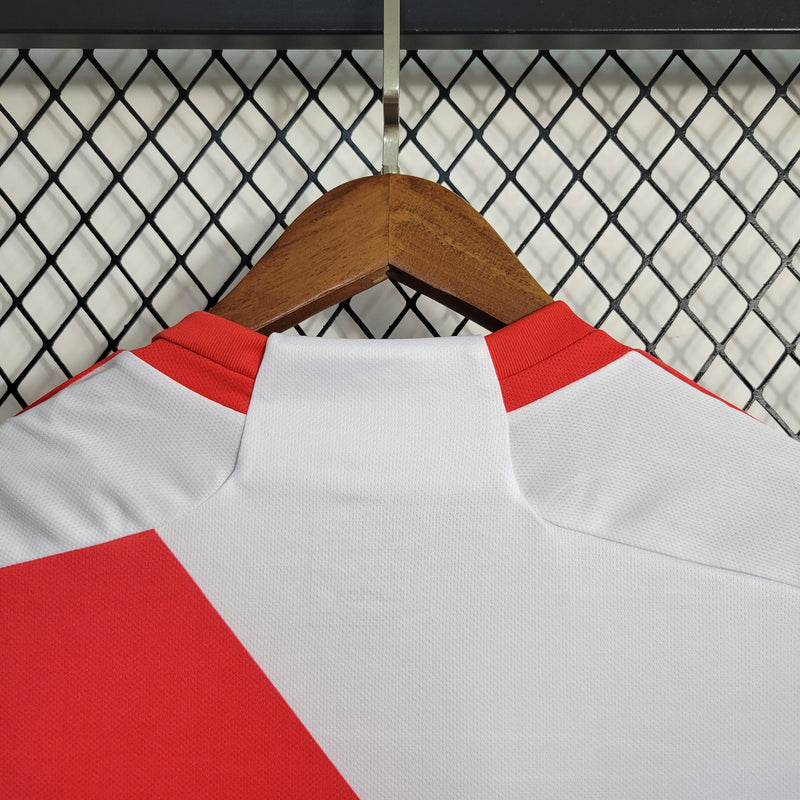 Camisa I Peru | 2023 Torcedor Adidas - Branca e Vermelha