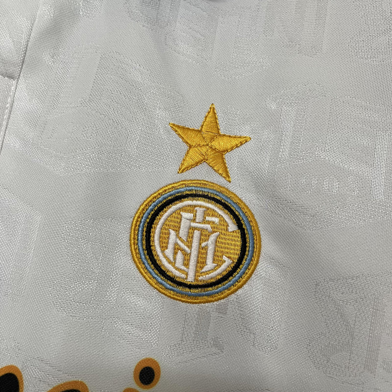 Camisa II Inter de Milão Retrô | 94/95 Torcedor Umbro - Branca