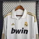 Camisa I Real Madrid Retrô | 11/12 Adidas - Branca - Manga Longa