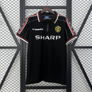Camisa III Manchester United Retrô | 98/99 Umbro - Preta