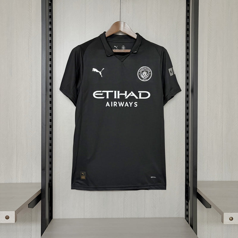 Camisa II Manchester City | 25/26 Torcedor Puma - Preta