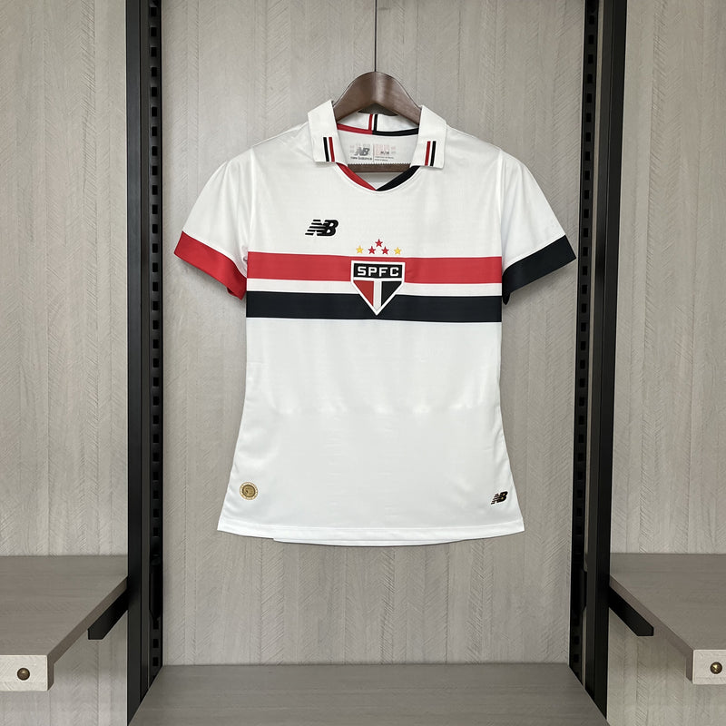 Camisa I São Paulo | 24/25 Torcedor New Balance - Feminina - Branca