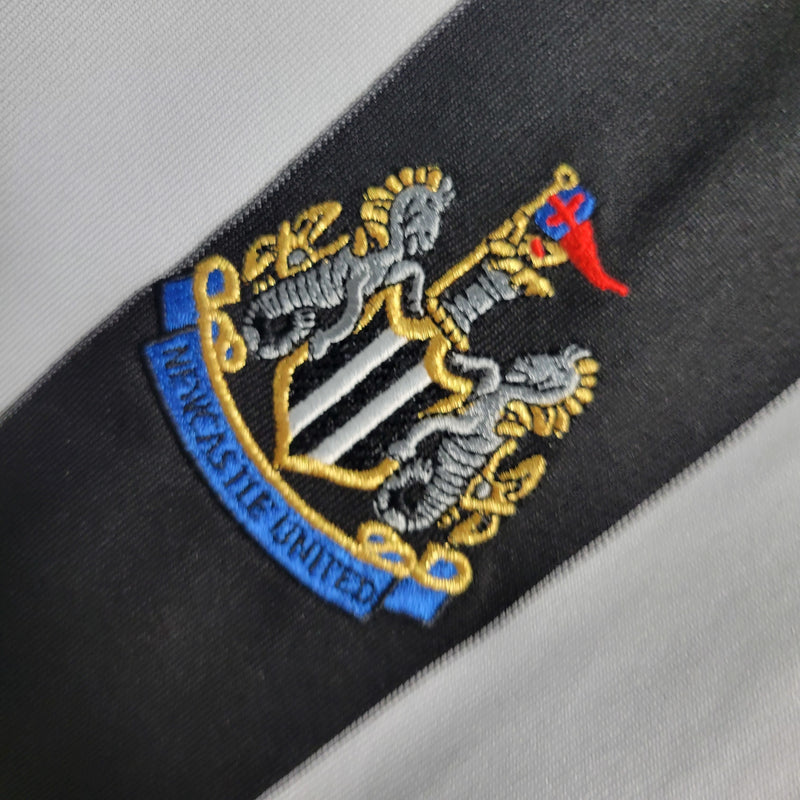 Camisa I Newcastle Retrô | 04/06 Adidas - Preta e Branca