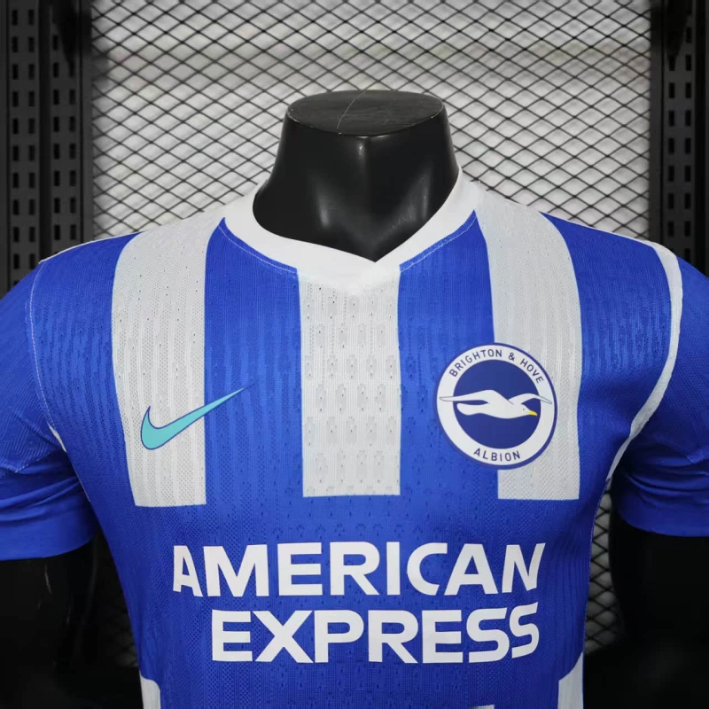 Camisa I Brighton | 25/26 Modelo Jogador Nike - Branca e Azul