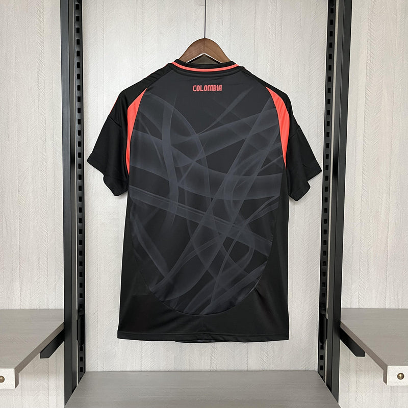 Camisa II Colômbia | 24/25 Torcedor Adidas - Preta e Laranja