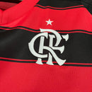 Camisa I Flamengo | 25/26 Torcedor Adidas - Vermelha e Preta - Feminina
