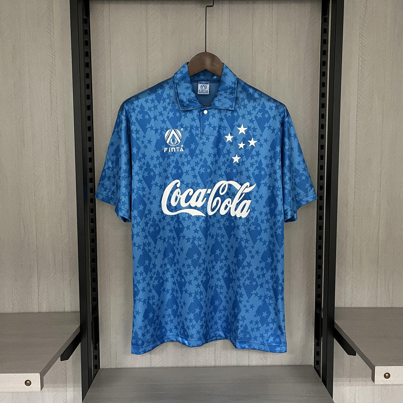 Camisa I Cruzeiro Retrô | 1993/94 Torcedor Finta - Azul