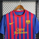 Camisa I Barcelona Retrô | 11/12 Nike - Vermelha e Azul