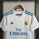 Camisa I Real Madrid Retrô | 17/18 Adidas - Branca