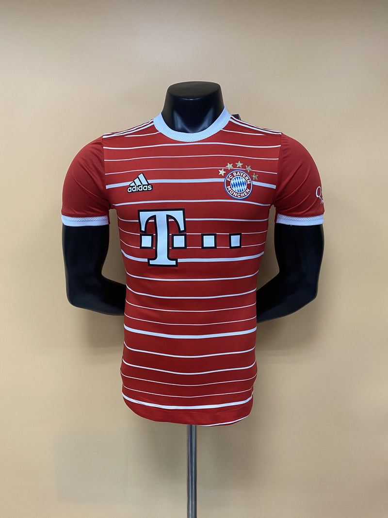Camisa I Bayern de Munique | 22/23 Modelo Jogador Adidas - Vermelha e Branca