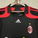 Camisa III Milan Retrô | 07/08 Adidas - Preta e Vermelha