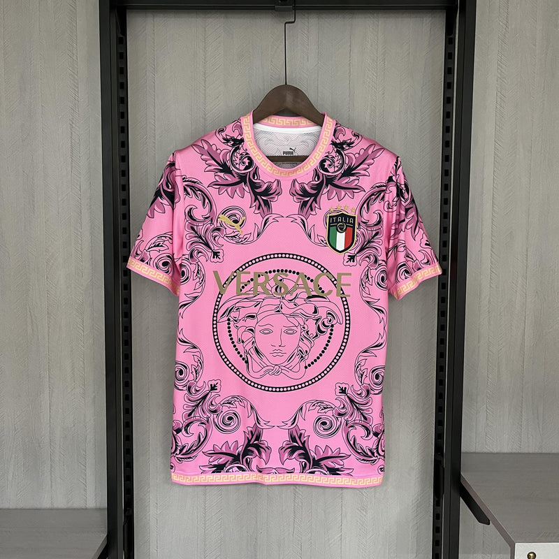 Camisa Versace x Itália | 23/24 Torcedor Puma - Rosa