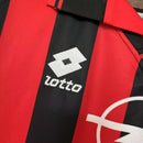 Camisa I Milan Retrô | 96/97 Lotto - Vermelha e Preta