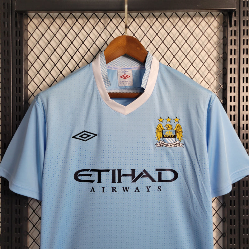 Camisa I Manchester City Retrô | 11/12 Umbro - Azul