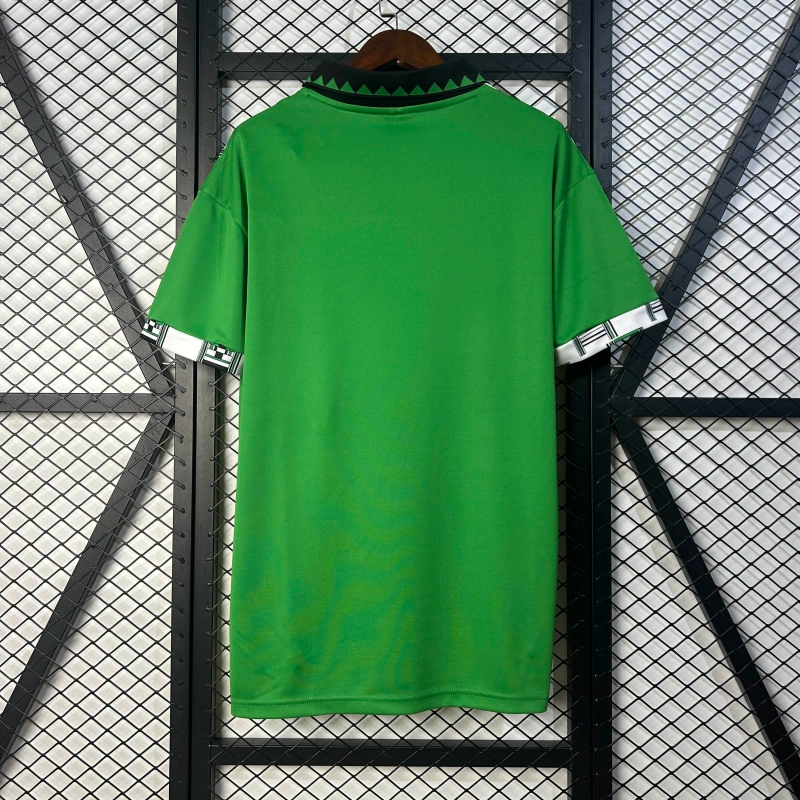 Camisa I Nigéria Retrô | 1994 Adidas - Verde Branca e Preta