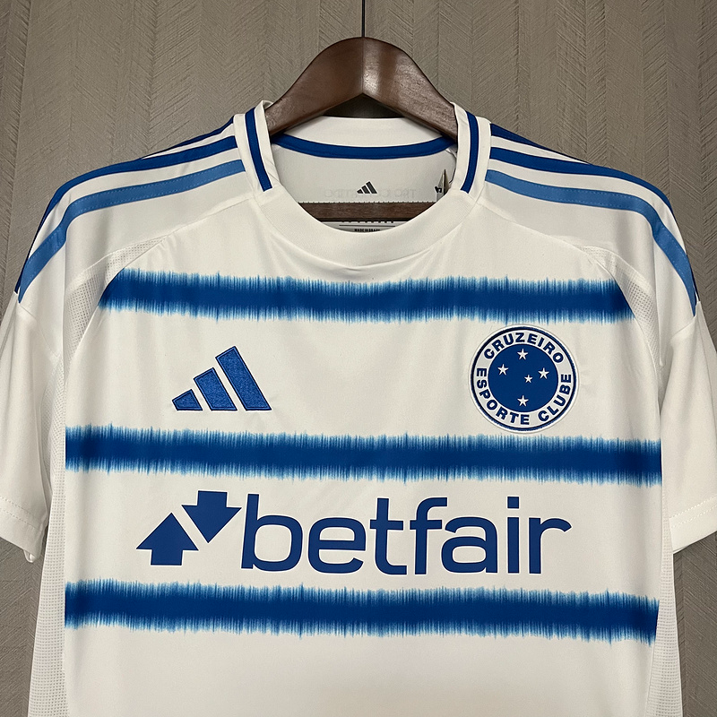 Camisa II Cruzeiro | 25/26 Torcedor Adidas - Branca e Azul