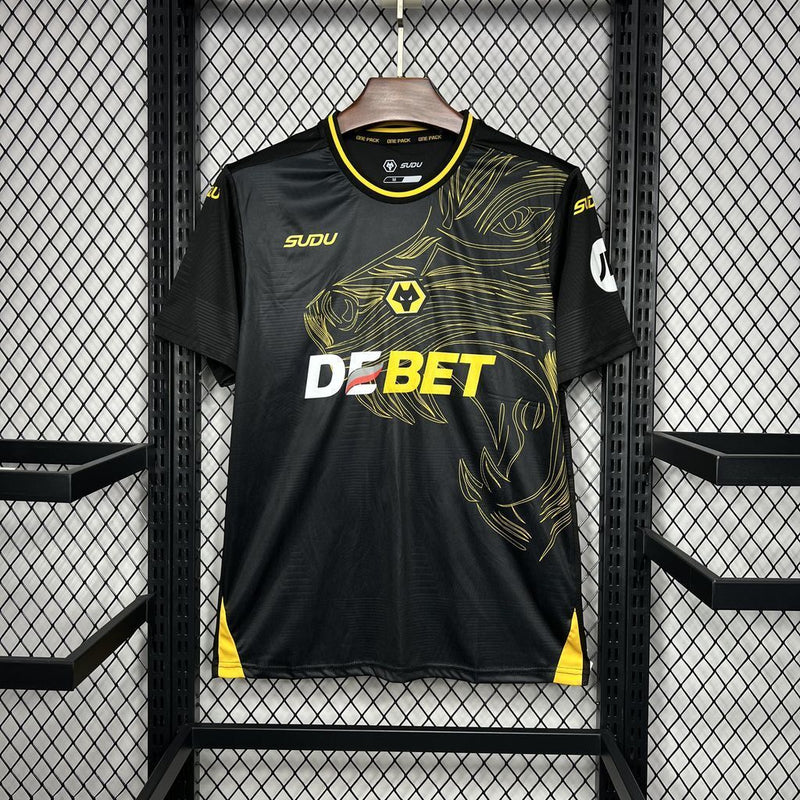 Camisa II Wolverhampton | 24/25 Torcedor Sudu - Preta e Amarela