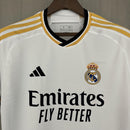Camisa I Real Madrid | 23/24 Torcedor Adidas - Branca