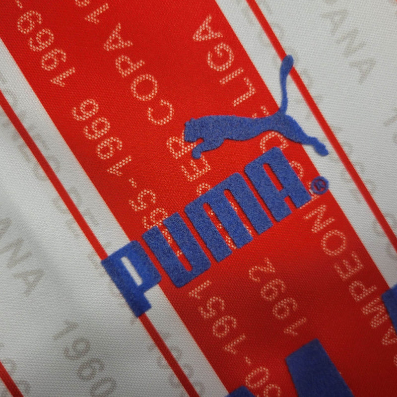 Camisa I Atlético de Madrid Retrô | 94/95 Puma - Vermelha e Branca