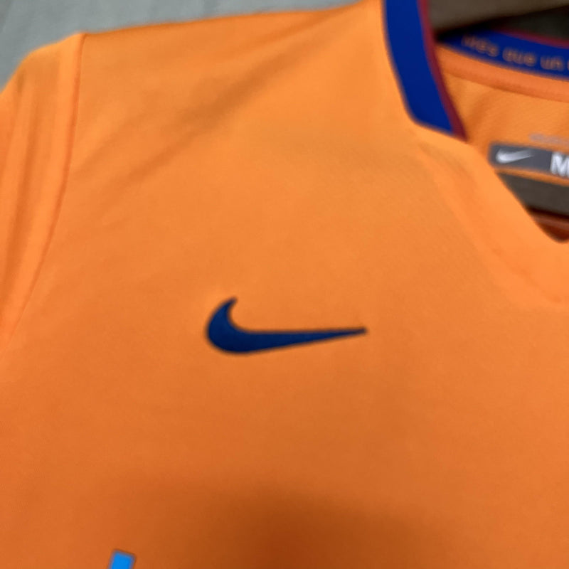 Camisa II Barcelona Retrô | 06/07 Torcedor Nike - Laranja