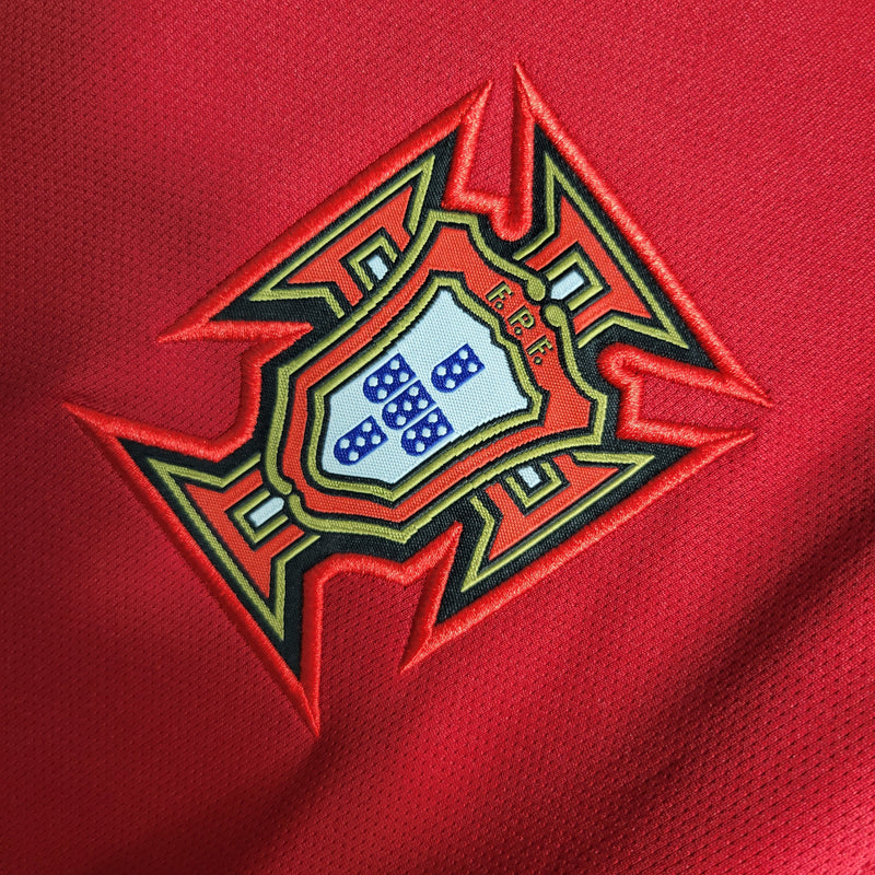 Camisa I Portugal Retrô | 2016 Torcedor Nike - Vermelha - Manga Longa