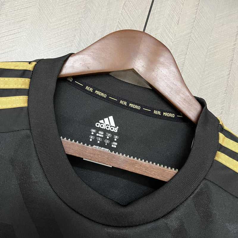 Camisa II Real Madrid Retrô | 11/12 Torcedor Adidas - Preta - Manga Longa