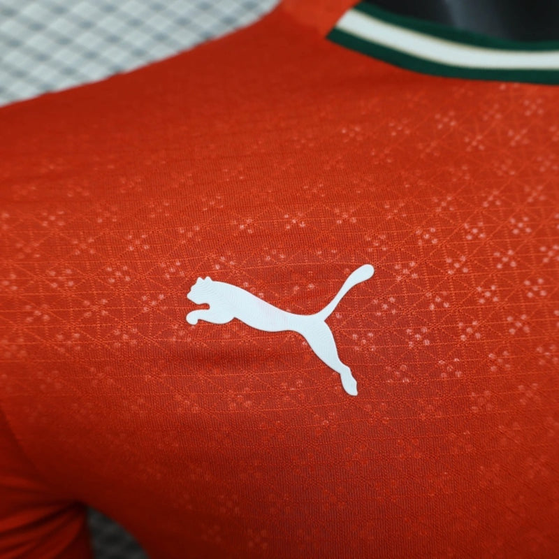 Camisa I Portugal | 2025 Modelo Jogador Nike - Vermelha (Manga Longa)