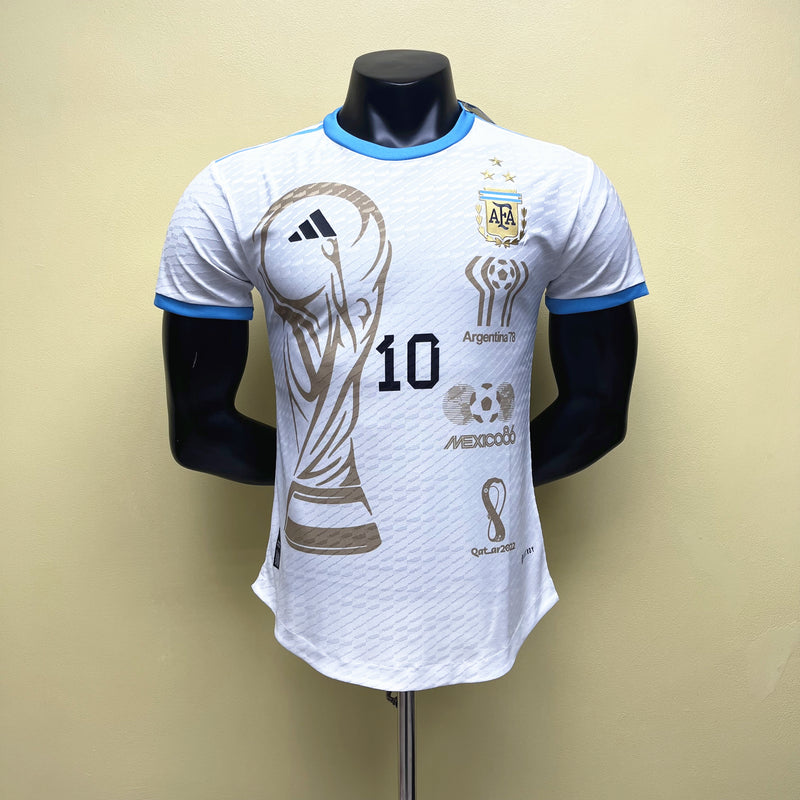 Camisa Edição Especial Argentina | 23/24 Modelo Jogador Adidas - Branca