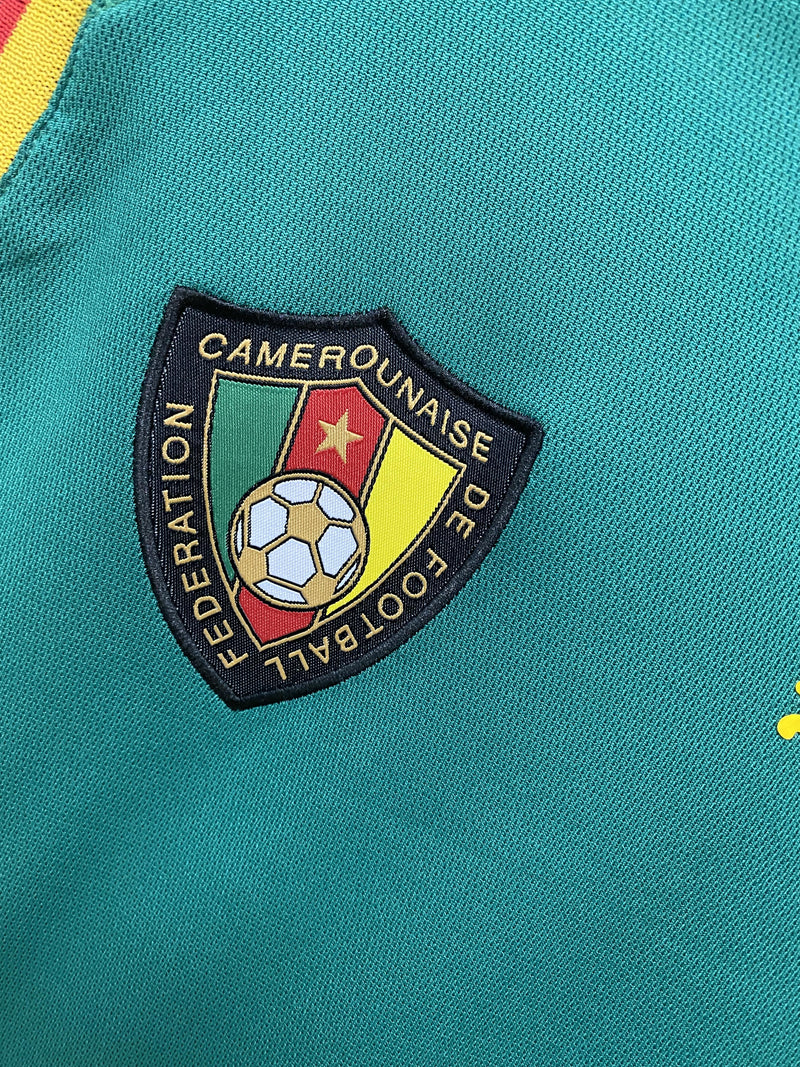 Camisa I Camarões Retrô | 2002 Torcedor Puma - Verde (Regata)