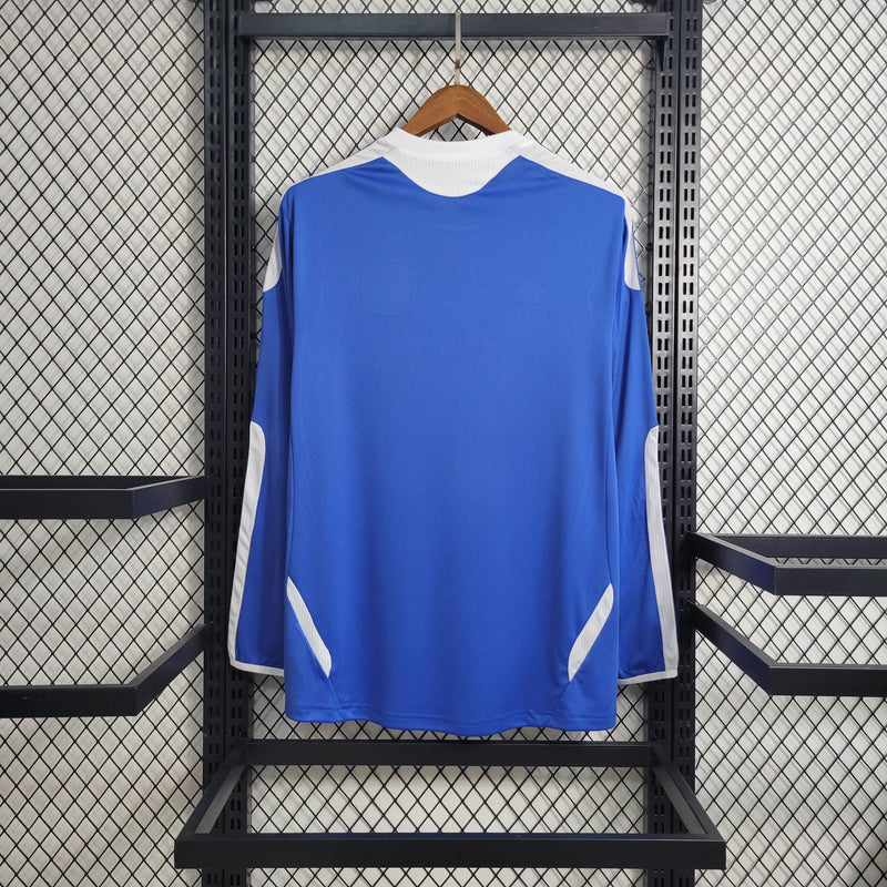 Camisa I Chelsea Retrô | 11/12 Adidas - Azul e Branca - Manga Longa