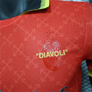 Camisa IV Goleiro Milan | 24/25 Jogador Puma - Vermelha e Verde