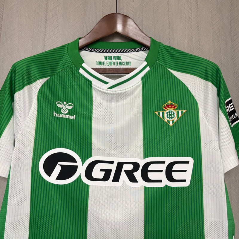 Camisa I Betis | 25/26 Torcedor Hummel - Branca e Verde