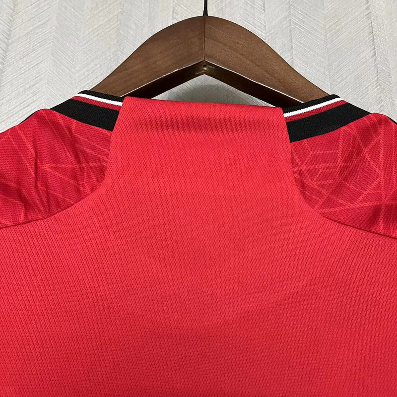 Camisa I Manchester United | 23/24 Torcedor Adidas - Vermelha - Feminina