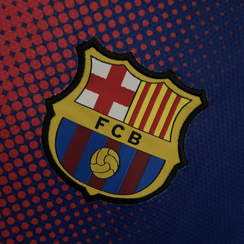 Camisa I Barcelona Retrô | 12/13 Nike - Vermelha e Azul