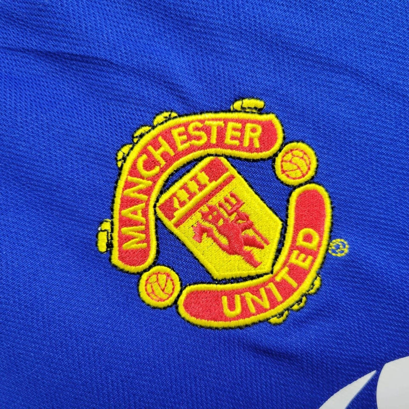 Camisa II Manchester United Retrô | 05/06 Nike - Azul e Vermelha