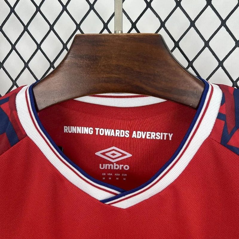 Camisa II Ipswich Town | 25/26 Torcedor Umbro - Vermelha e Azul