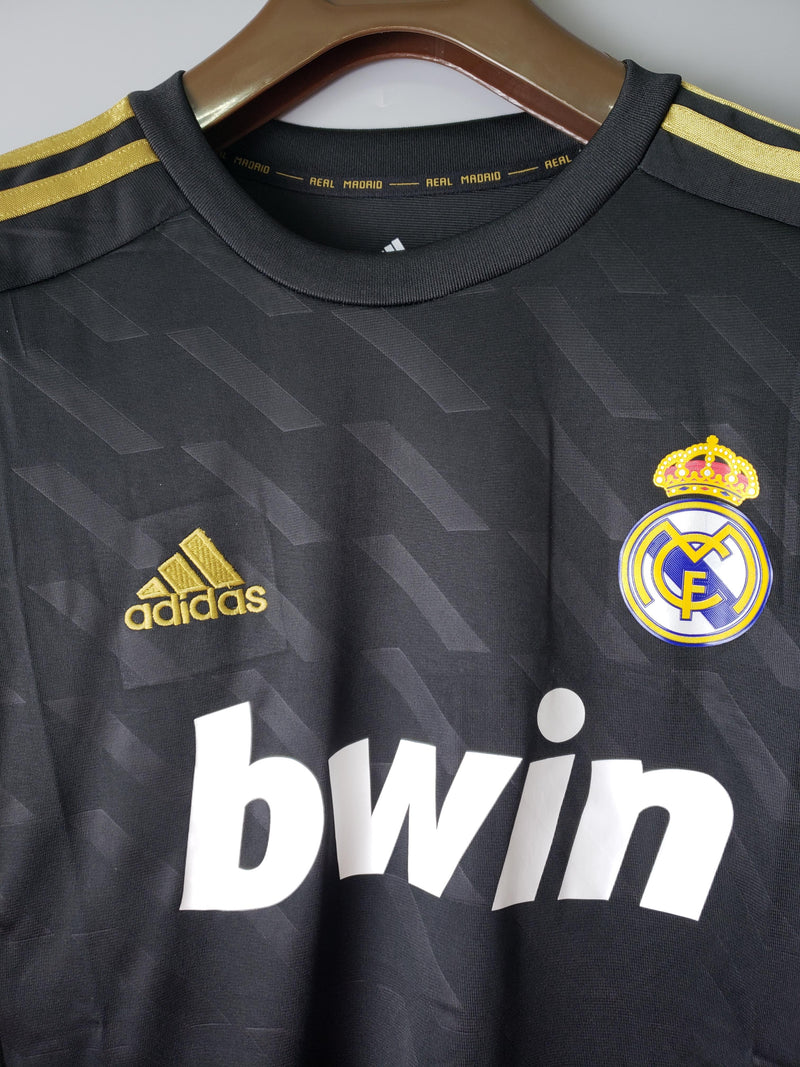 Camisa II Real Madrid Retrô | 2012 Torcedor Adidas - Preta - Manga Longa