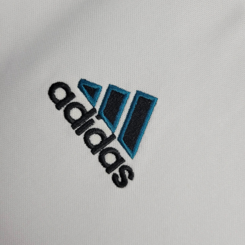 Camisa II Newcastle Retrô | 99/00 Adidas - Branca Azul e Preta