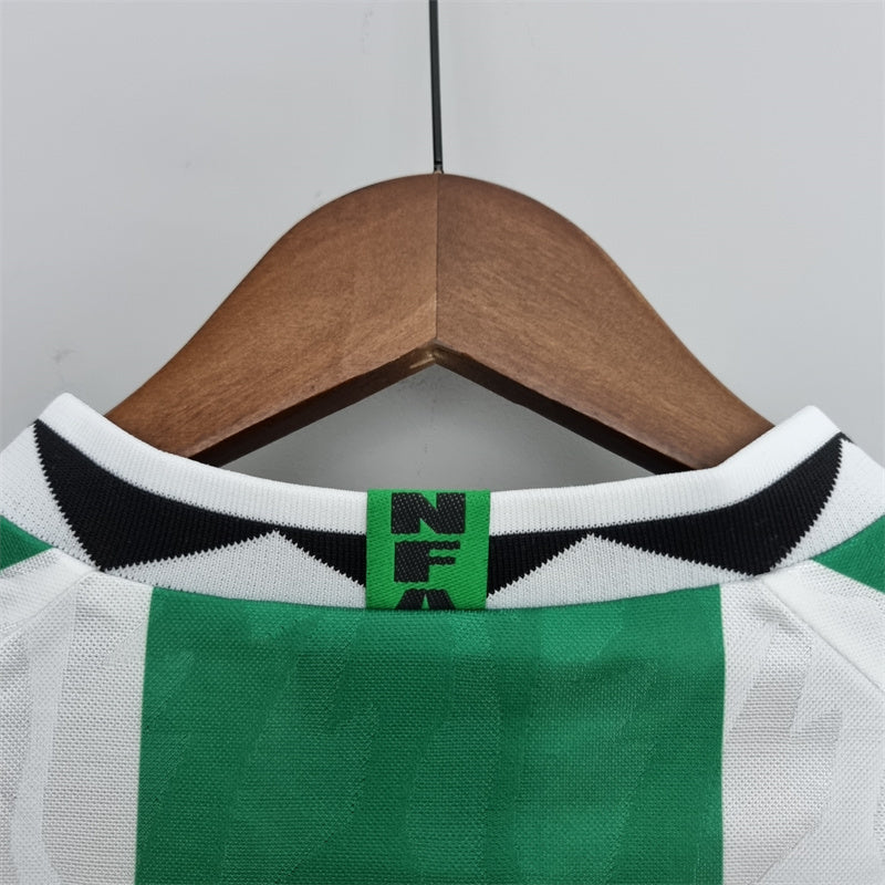 Camisa II Nigéria Retrô | 1996 Nike - Branca e Verde