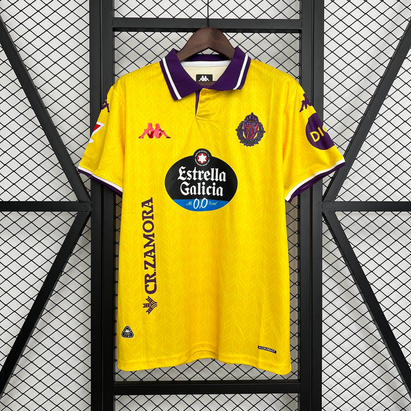 Camisa III Real Valladolid | 25/26 Torcedor Kappa - Amarela e Roxa