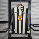 Camisa I Newcastle Retrô | 95/97 Adidas - Preta e Branca - Manga Longa