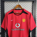 Camisa I Manchester United Retrô | 02/04 Nike - Vermelha