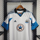 Camisa II Newcastle Retrô | 99/00 Adidas - Branca Azul e Preta