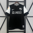 Camisa II Málaga Retrô | 12/13 Nike - Preta e Branca