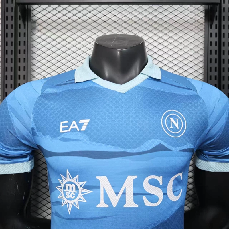 Camisa Especial Napoli | 24/25 Modelo Jogador EA7 - Azul