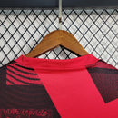 Camisa de Treino Flamengo | 23/24 Torcedor Adidas - Vermelha e Preta