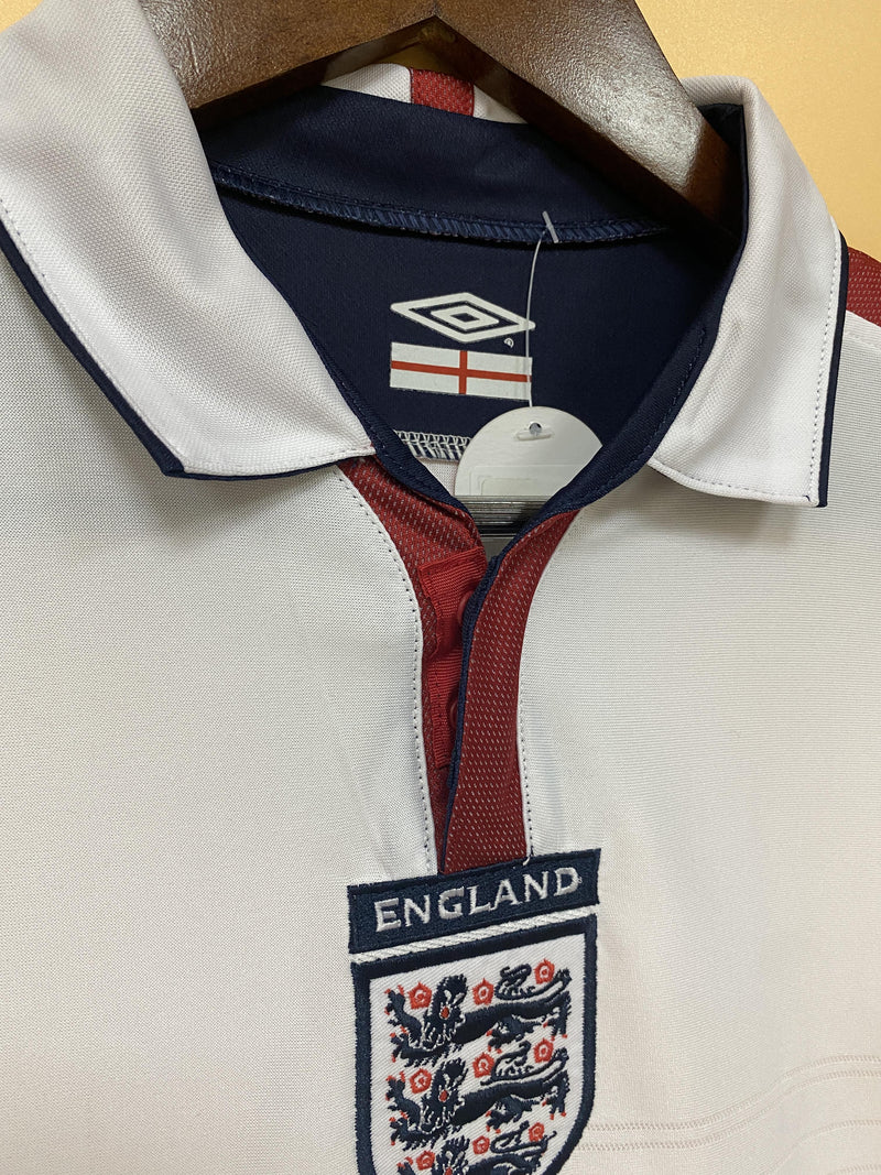 Camisa I Inglaterra Retrô | 2004 Torcedor Umbro - Branca