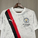 Camisa II Manchester City | 2025 Torcedor Puma - Branca Vermelha e Preta