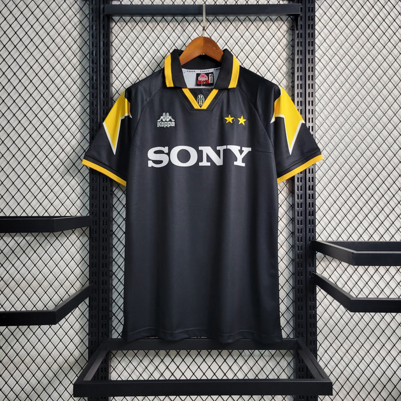 Camisa III Juventus | 95/97 Torcedor Kappa - Preta e Amarela